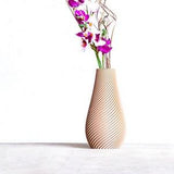 Lovely Wooden Vase | Wood Orchid Pot | Pot de Fleur | 3D Printed Vase | Wood Flower Pot | Dried Flowers Vase | Wood Plant Pot