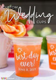 Custom Wedding Cups Flower Delivery