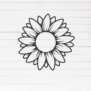 Sunflower Sign | Valentine's Day Gift | Mother's Day Gift | Wall Art | Flower Art