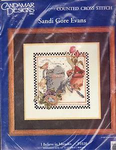 Counted Cross Stitch Kit:  I Believe in Miracles Consider the Lilies Garden