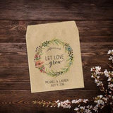 Seed Packet Favor, Wedding Seed Packet, Flower Favor, Let Love Grow Favor, Rustic Wedding Favor, Garden Wedding, Summer Wedding Favor  x 25