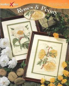 Leisure Arts Roses & Peony Counted Cross-stitch Pattern