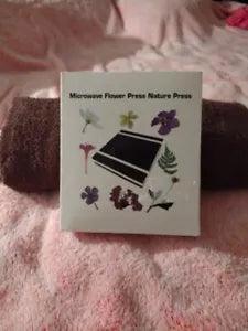 Microwave Flower Press New. F8