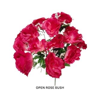 Artificial Rose Bouquet Bridal Wedding Bride Flower girl Decor Craft Supplies Floral Arrangements Supplies for Crafters Silk Flowers