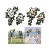Artificial Wedding Arch Flowers Set Silk Peony Flower Swag for Ritual Occasions,