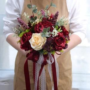 Artificial Bride Wedding Rose Luxurious Bouquet, Handmade Flowers, Faux Flowers, Home Decor, Wedding Flower Arrangements, Gifts For Her