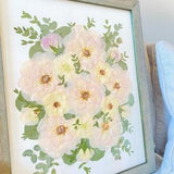 DEPOSIT Custom wedding bouquet preservation DEPOSIT, Pressed wedding bouquet, pressed bridal bouquet, Custom pressed flower frame deposit