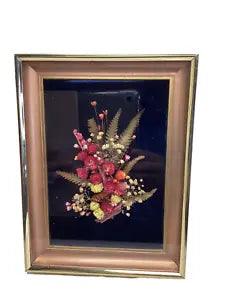 MCM Botanical Art Dried Real Blooming Flowers 8.5X6 Small Space Decor