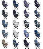 Ambesonne Navy Color Office Chair Slipcover Protective Stretch Cover
