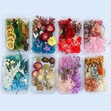 Dried Flowers Plants Aromatherapy Candle Molds Craft Decorative Making Ornaments
