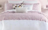NEW Kate Spade Carnation Pink Floral Cotton Duvet Cover Set Full Queen