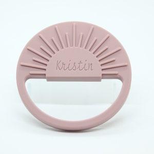 Personalized Custom Sun Teether - Baby Teether - Silicone Teething