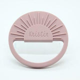 Personalized Custom Sun Teether - Baby Teether - Silicone Teething
