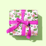 Floral wrapping paper, Orchid wrapping paper, flowers gift wrap sheets, botanical paper, pretty paper, mothers day gift wrapping watercolour