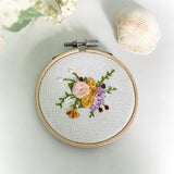 Small Spring Bouquet Embroidery Art