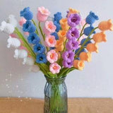 Knitted lily of the valley,crochet Lily bouquet,gift for teacher, grandma, mom, home decoration, knitted flower, birthday gift