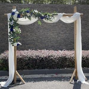 Eucalyptus Garland,Wedding Arch Flowers, 6FT Artificial Royal Blue Rose Flower Vine for Wedding Arch, Table Centerpiece, Ceremony Decoration