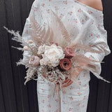 Everlasting bunch for bridesmaids, dried flowers bouquets, custom made bridal bouquet, eco friendly preserved flowers, long lasting wedding