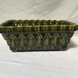 Vintage Ceramic Planter Emerald Green Planter UPCO 1028 Planter Made in USA