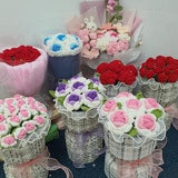 Valentine Bouquet Flower Rose, Bouquet Crochet Rose, Gift for her,  Crochet Rose Red , Bouquet Crochet Rose, Crochet Bouquet Flower Rose