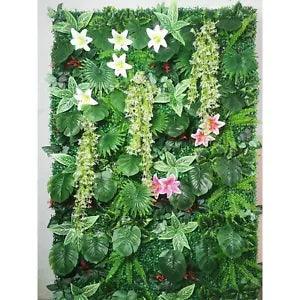40cm*60cm Home Decoration Artificial Flower Plant Wall Lily Jungle Leaf Panel