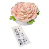 NEW LISTINGNEW w/Tag Hallmark Flower Candle Topper Peony Rose Large Jar Candle