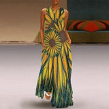 Sunflower 115- Cecile Grace Charles Design-Long dress