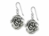 Peony Jewelry Sterling Silver Peony Earrings Handmade Flower Jewelry PNY-E
