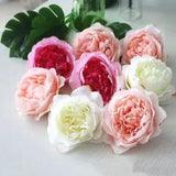 5pc Artificial Peony Silk Fake Flower Arrangement Wedding Bridal Bouquet...