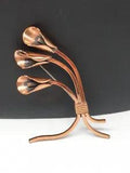 Renoir Vintage Coppertone Calla Lily Design Brooch