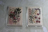 LOT OF ( 2 )  SETS OF DRIED & PRESSED FLOWERS BY GOLDEN FLOWER D&B CO. LTD.