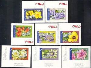 Vanuatu 2006 Flowers/Trees/Vines/Plants/Nature/Lily/Hibiscus 8v set s/a (n43194)