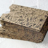 Handmade Envelopes, Business Card Envelopes, Gift Card Envelopes, Flower Illustration Envelopes