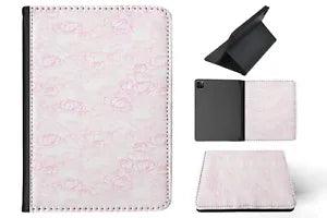 CASE COVER FOR APPLE IPAD|WHITE PEONIES FLOWER ROSE PATTERN