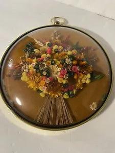LG Dried 3D Flowers Vintage Wall Art Bubble Frame Cideart  Belgium