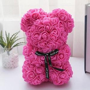 Handmade Bear Rose Bouquet