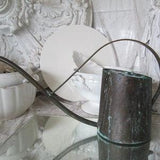 VINTAGE old handmade copper watering can approx. 1.2 liters tight! Patina indoor plants cactus orchid hammer blow rose pot handmade