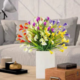 Artificial Calla Lily Flowers Realistic Fake False Plastic Plants Home Decor