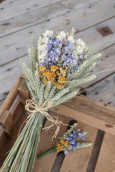 Handmade Springtide Blue Dried Flower Posy Flower Delivery