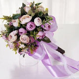 Romantic purple Bridesmaids Bouquet,Silk wedding Flowers,Bridal Bouquet,Silk Bouquet,Graden Fresh Bouquet,destination Bouquet,Boho bouquet