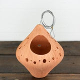 Handmade Terracotta Hanging Plant Pot Orchid Pot Garden Indoor Plant Octahedron