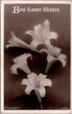 RPPC Easter Lily Lilies Germany Bromide c1910 H Wessler photo postcard FP2