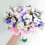 Cherry blossom bouquet, sakura bouquet, bridal bouquet, alternative bouquet. Gerbera, rose, tulip, campanula. New