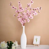 2 PINK 42" Stem SILK ARTIFICIAL Carnation FLOWERS Sprays Wedding Party Supplies