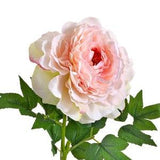 Artificial Peony Blush Pink Peony Stem for Wreath Making Farmhouse Decor French Country  Craft Supplies Wedding Bouquets Flower Arranging