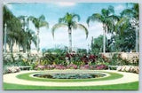Lily Pond, Waverly Gardens, Waverly, Florida, Vintage Chrome Postcard