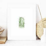 Watercolor Cactus, Print, painting, green, succulent, desert, wall decor, bedroom, art, minimalist, botanical, simple, nursery, plant