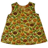 Baby Dress - Newborn to 3 months - Sunflowers