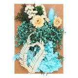 Natural Dried Flowers Multiple Real Dried Pressed Flowers Plant Blue Series