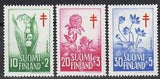 Lily of the Valley Hepatica Clover Cute Flowers Finland Mint MNH Stamp Set 1958